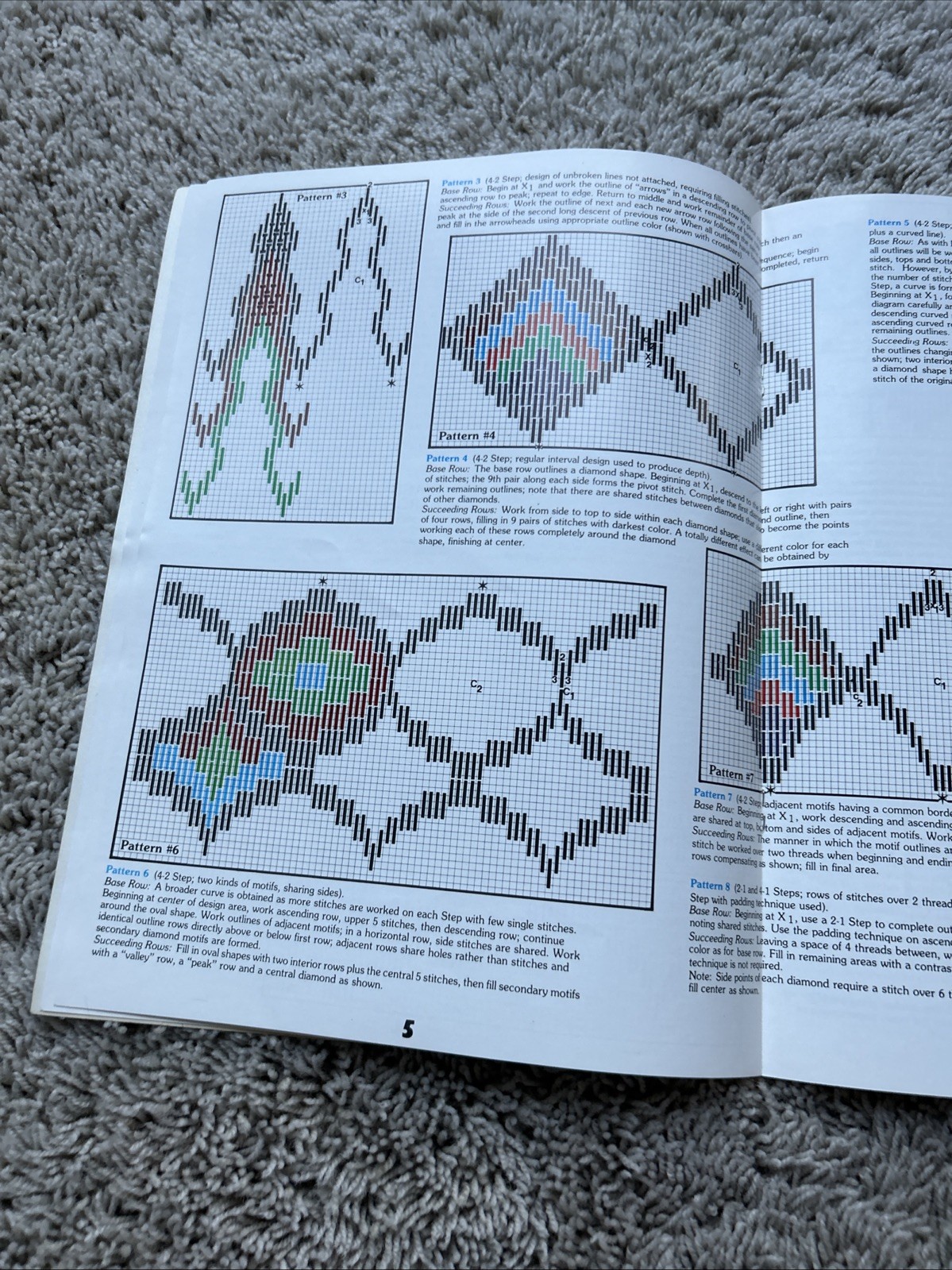 Bargello Basics Leisure Art 5 projects 13 patterns Florentine Work Ann Meyer D26