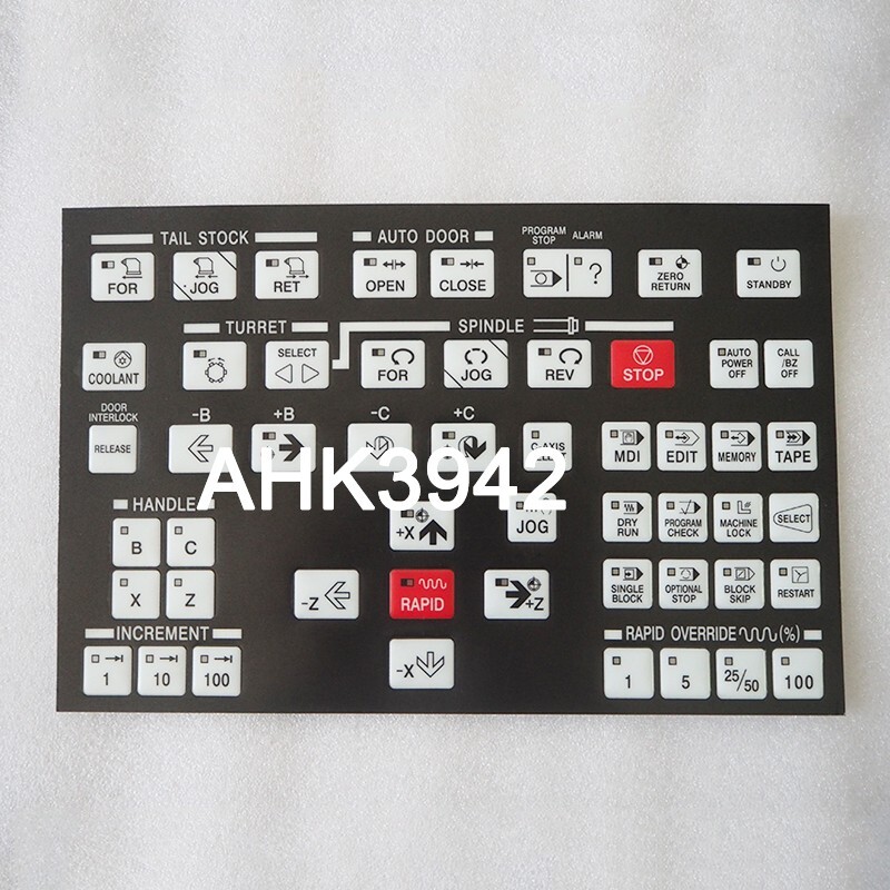 Operating Membrane Overlay for HYUNDAI KIA Wia SKT CNC Lathe SKT15 SKT100 E200A