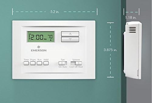 P150 Programmable Thermostat, 5-2 Day, Single Stage, Wired, LCD, Wall Mount