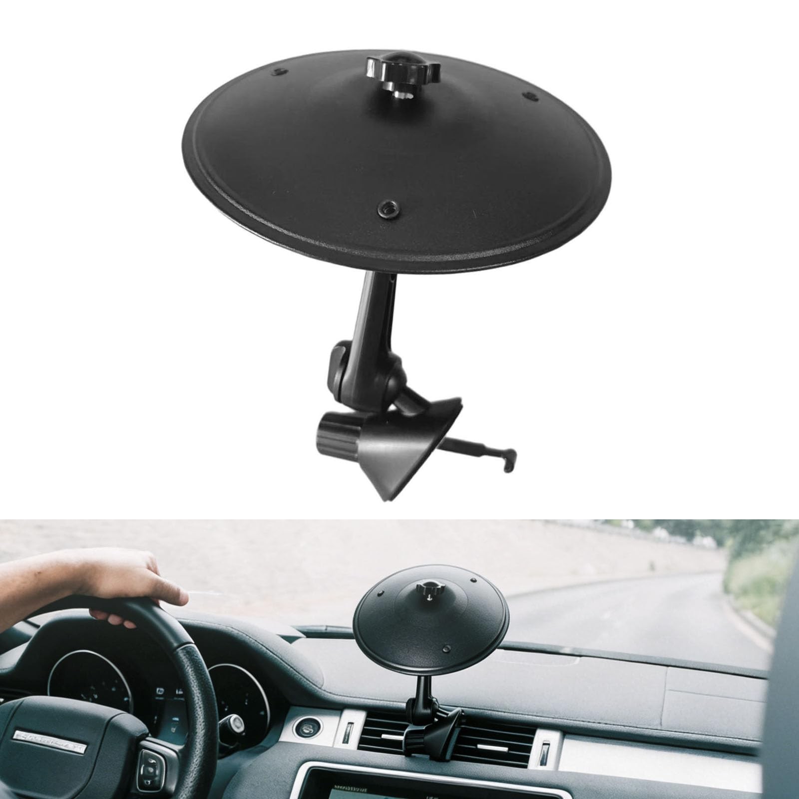 Car Crash Cymbal Air Vent, Mini Metal Drum Cymbals for Car Dashboard, Funny M...
