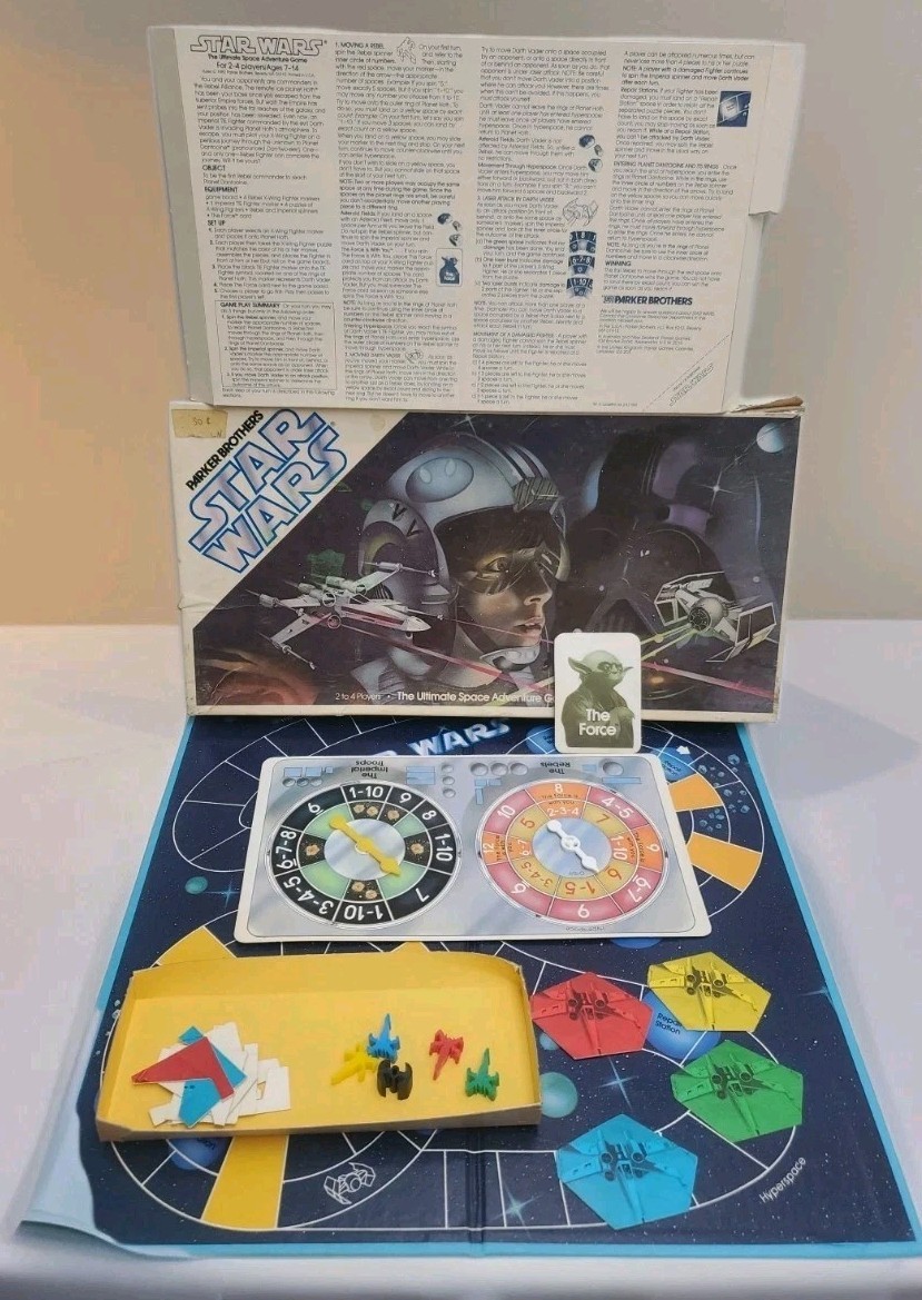 Star Wars The Ultimate Space Adventure Game 1982 Parker Brothers NEAR COMPLETE