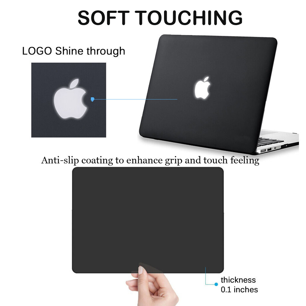 For Macbook Pro 13" M1 M2 A2338 A2289 Hard Case+Keyboard Cover+Screen Protector