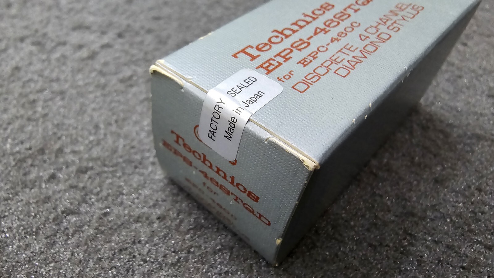 Technics EPS-46STQD. Discrete 4channel Diamond Stylus for EPC-460C (New Sealed)