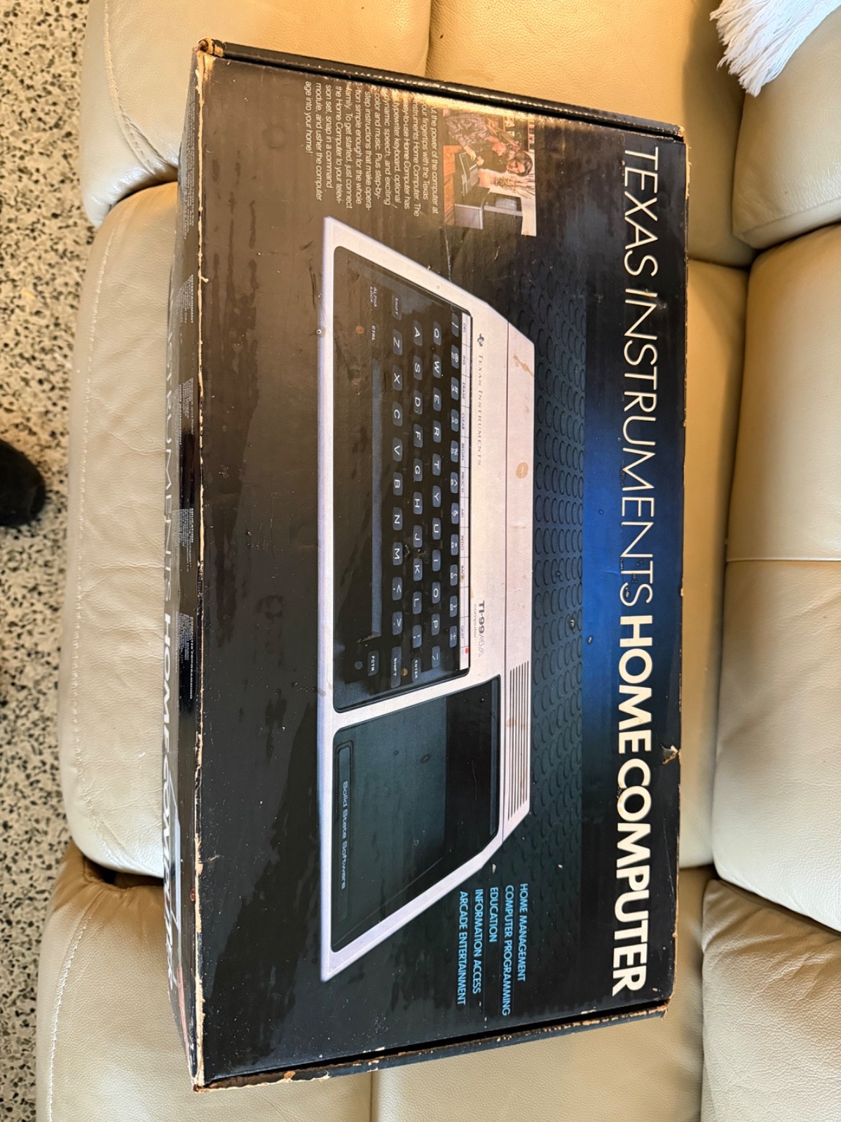 Vintage Texas Instruments Home Computer TI-99/4A Model PHC004A Released in 1981…