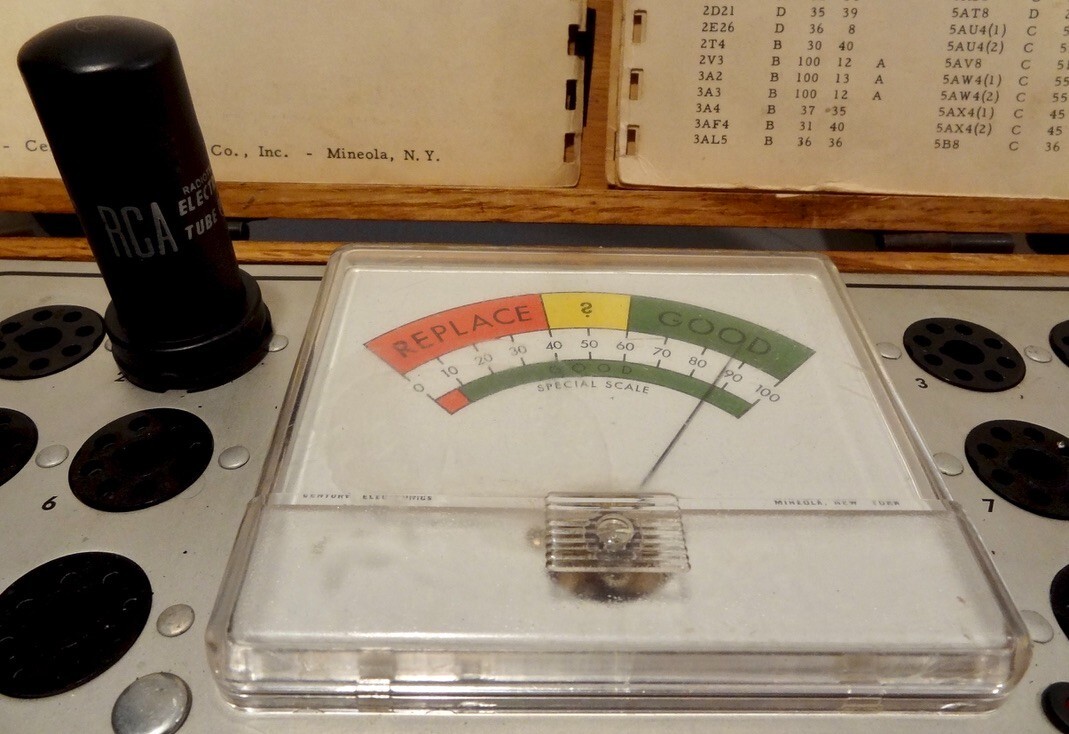 Vintage RCA 6AG7 Vacuum Tube, FC1  Tested, Strong