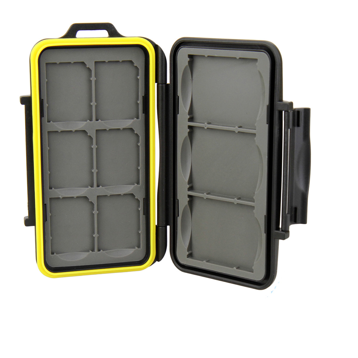 JJC Water-resistant Shockproof Memory Case for 6 SD + 3 x CF Compact Flash Card