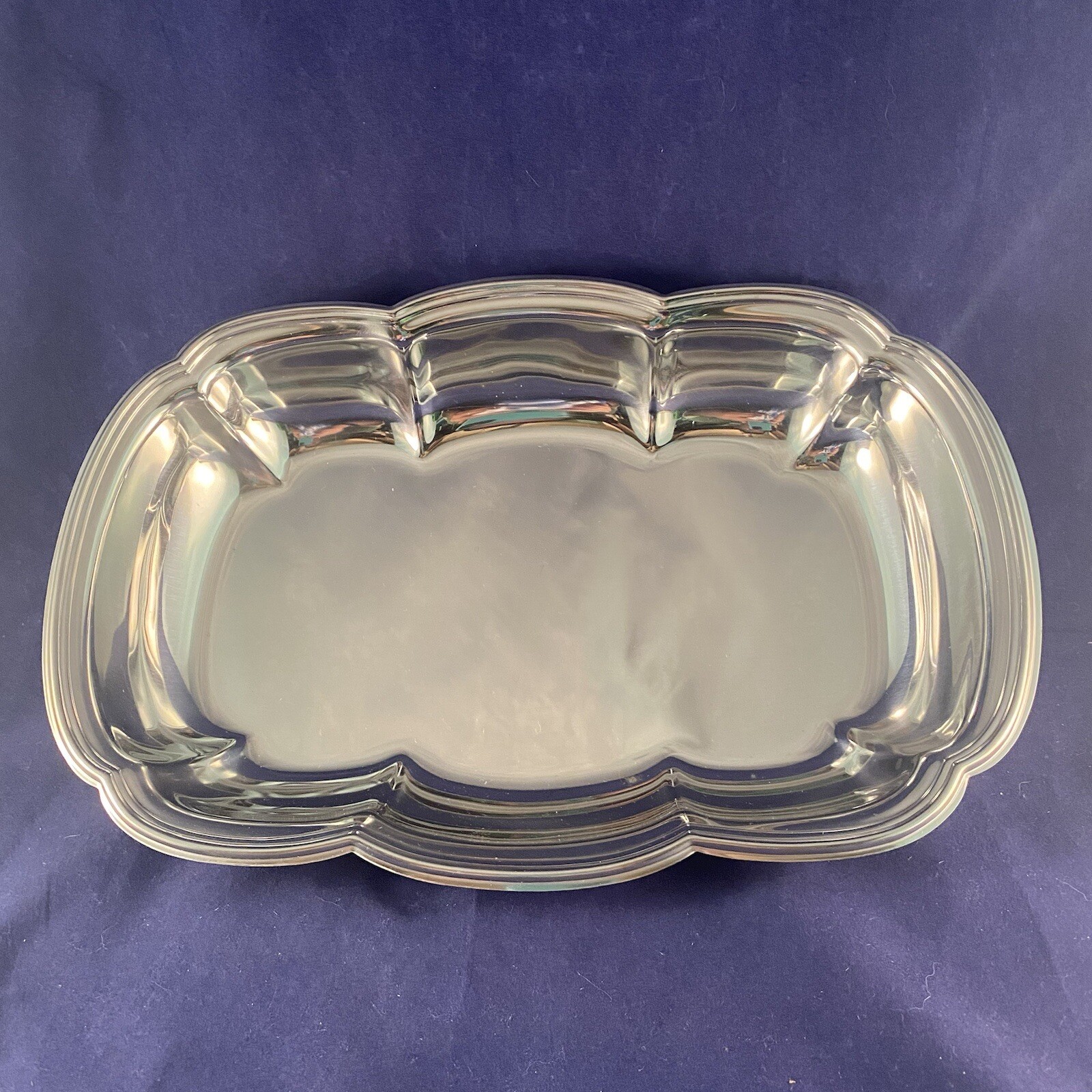 Bread Basket Bowl Oneida Carefree Stainless Steel Rectangular 11.5" Serving