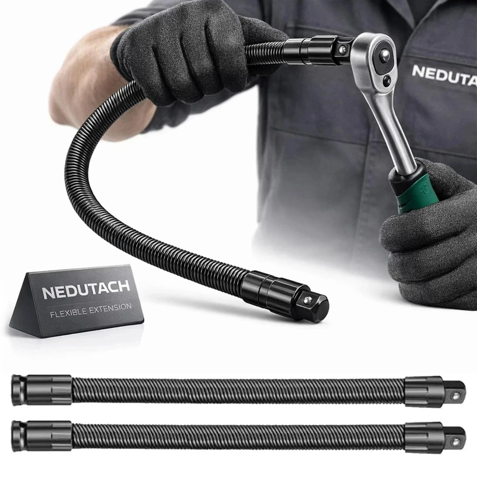 Heavy-Duty Torque Socket Ratchet Spanners,1/2 Flexible Shaft Extension Extender