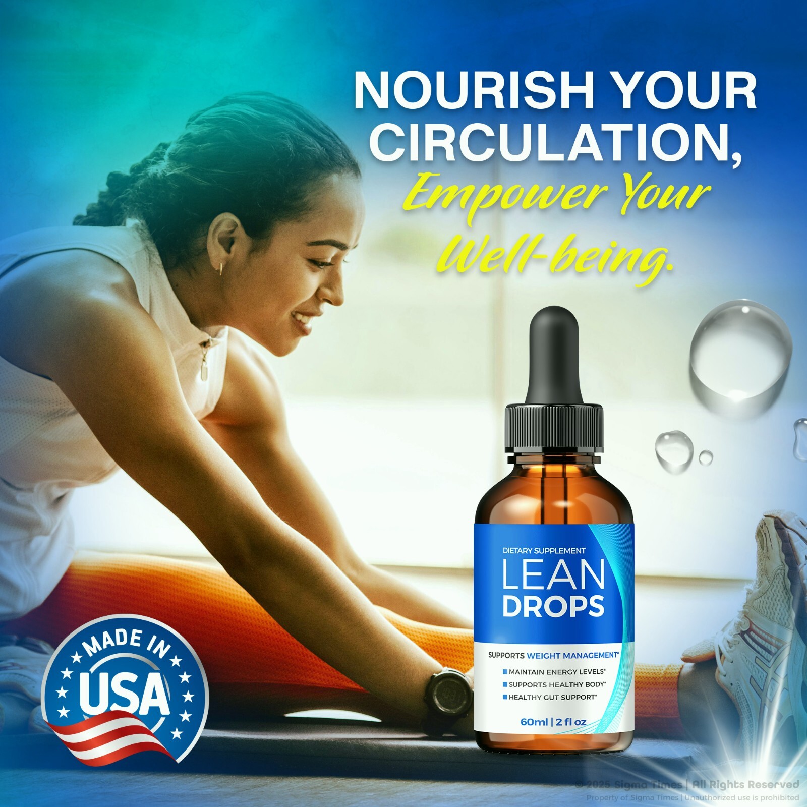 (2 Pack) Lean Drops for Weight Loss, Advanced LeanDrops Fat-Burning Formula