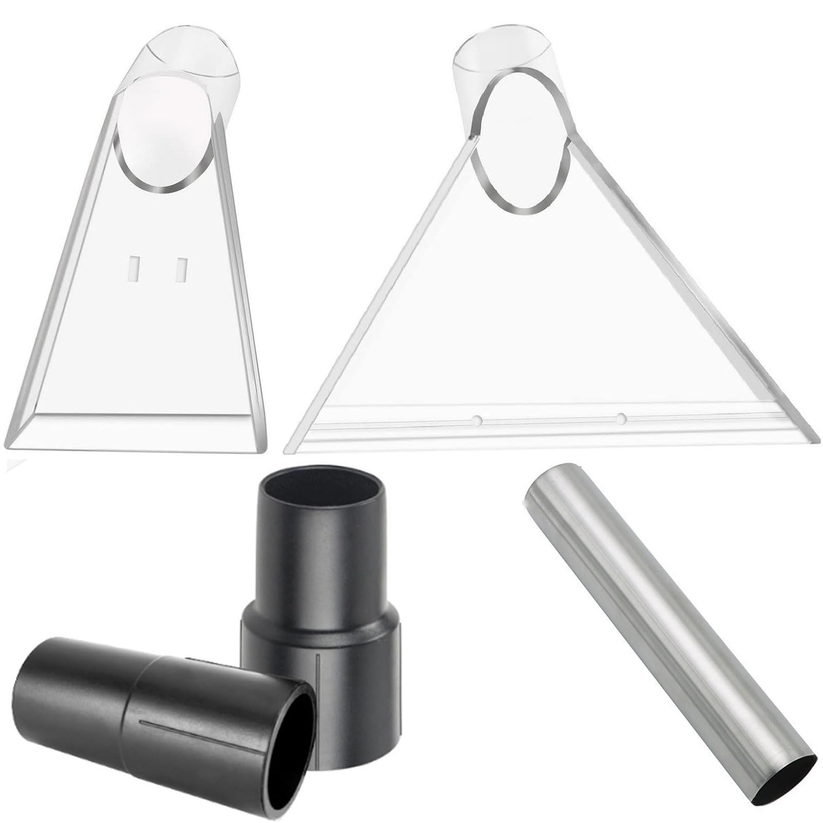 Universal Vac Hand Wand with Clear Head Extractor Attachment Adapter Clear Ex...