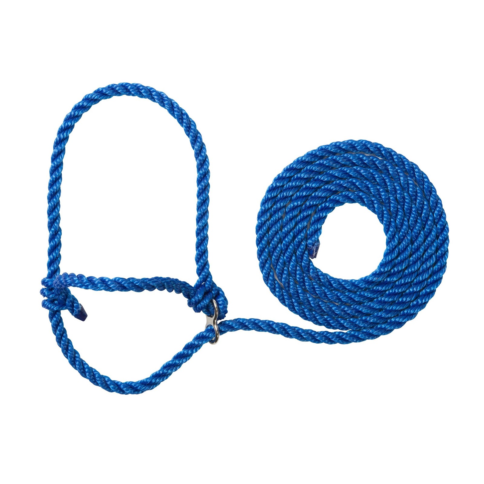 Poly Rope Breaking Cattle Halter, Adjustable, Modern Style Cow Calf Halter, L...
