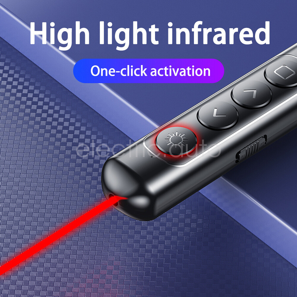 Wireless USB Remote Control Clicker PPT PowerPoint Presenter Laser Pointer Pen