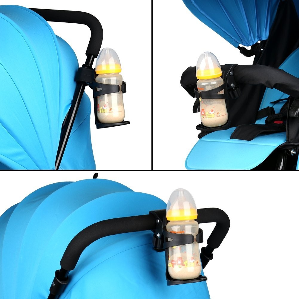 Lightweight ABS Universal Cup Holder for Strollers, Bikes, & Wheelchairs
