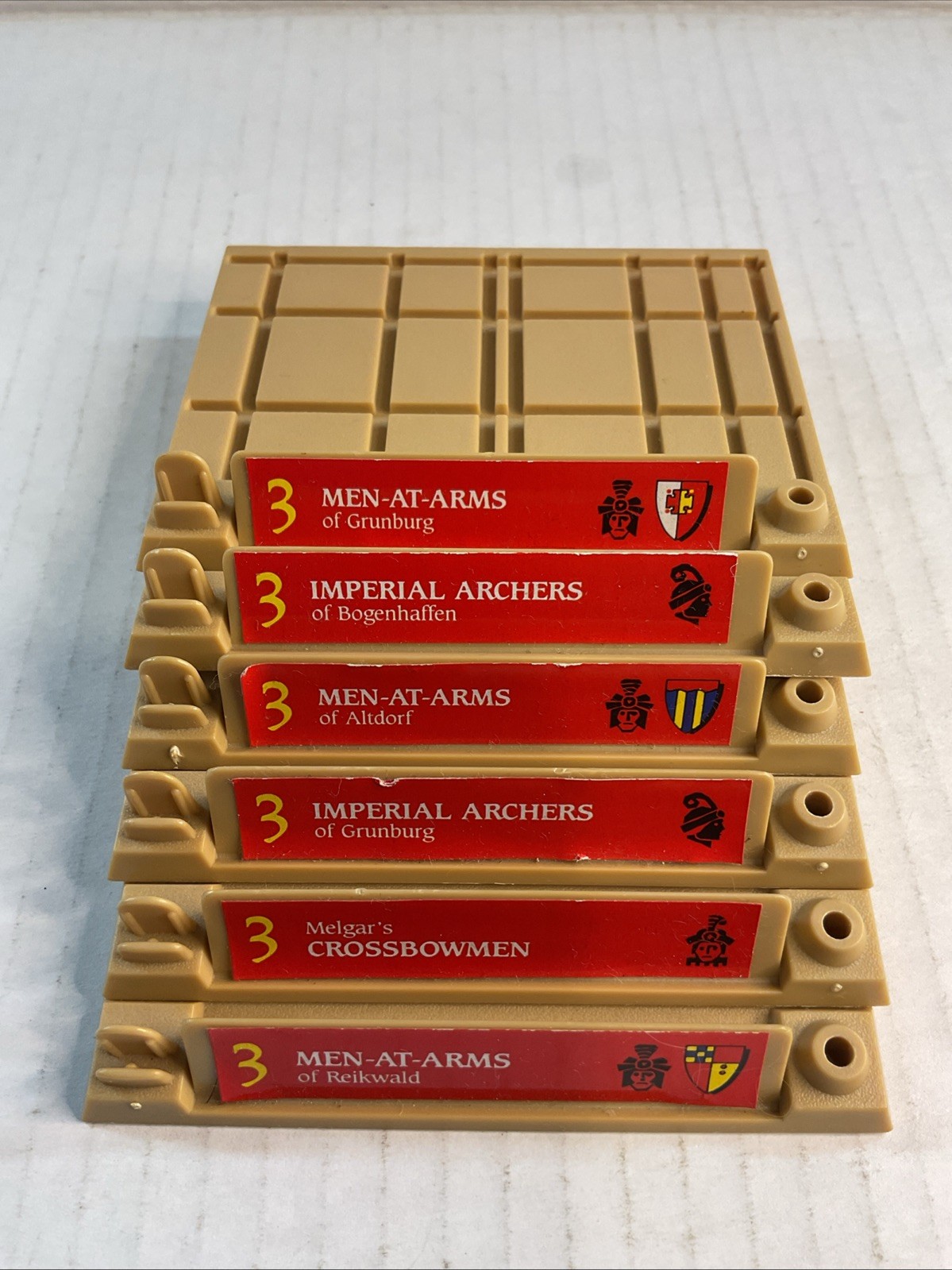 Battle Masters board game Replacement EMPIRE Bases Trays (11)
