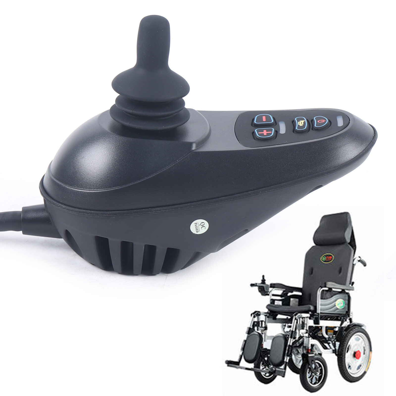 Waterproof Electric Power Wheelchair Controller Part Accessories 4 Keys Joystick
