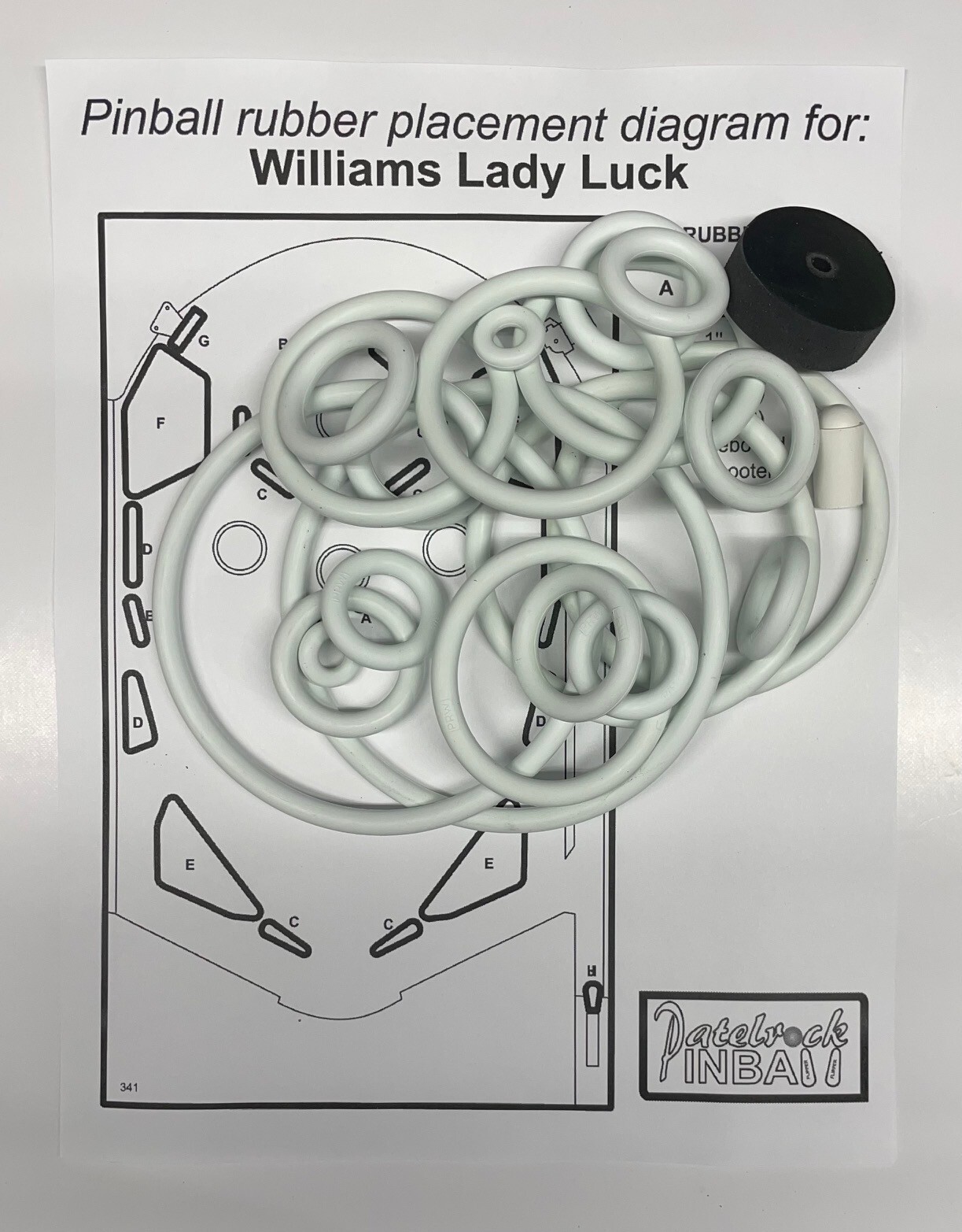 1968 Williams Lady Luck Pinball Machine Maintenance Tune Up Kit