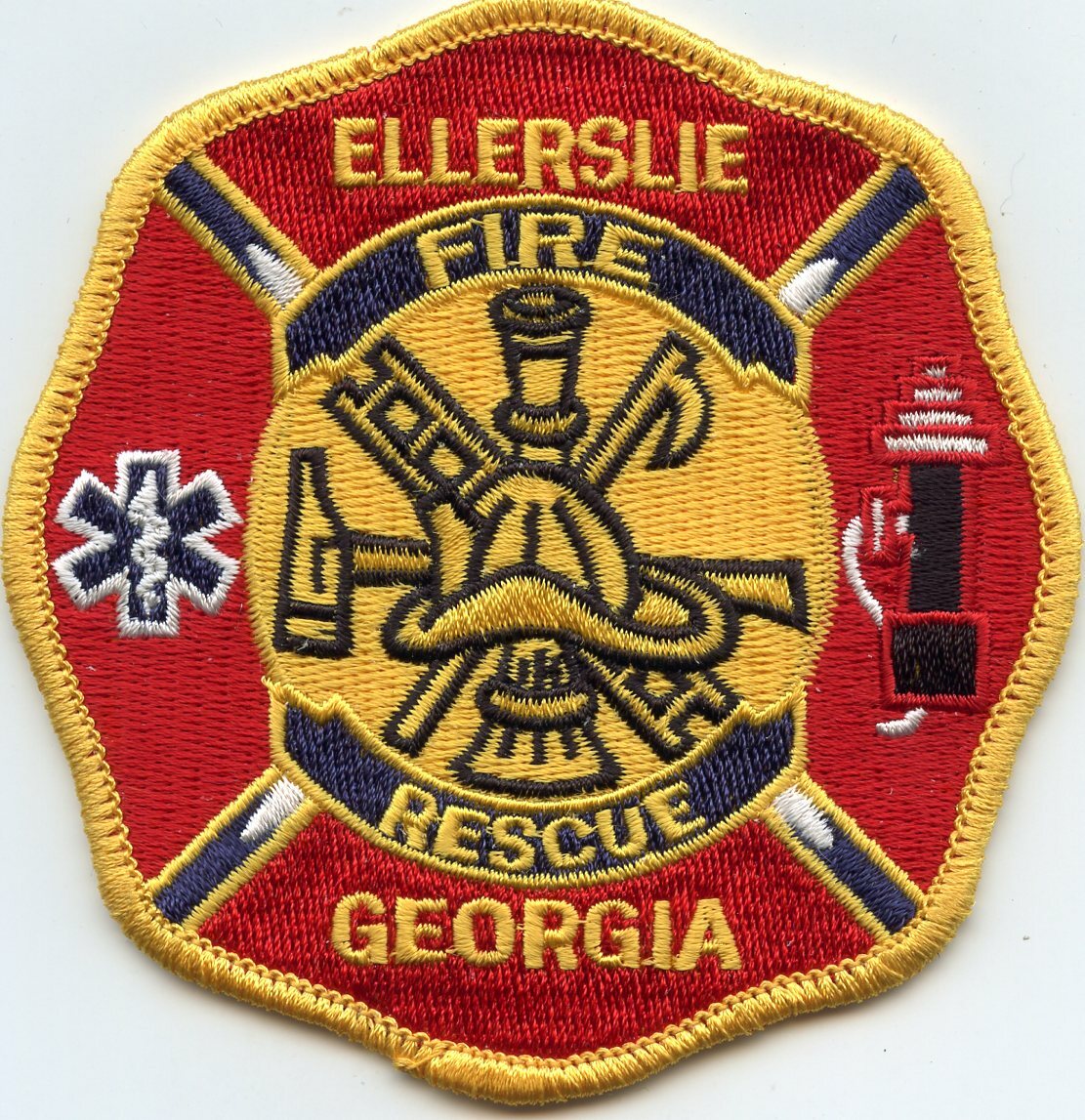 ELLERSLIE GEORGIA GA RESCUE FIRE PATCH