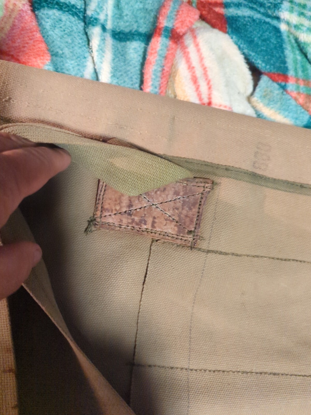 Vintage US Military Bag Roll Tool D-1888 Distressed Pack Gear Case Backpack