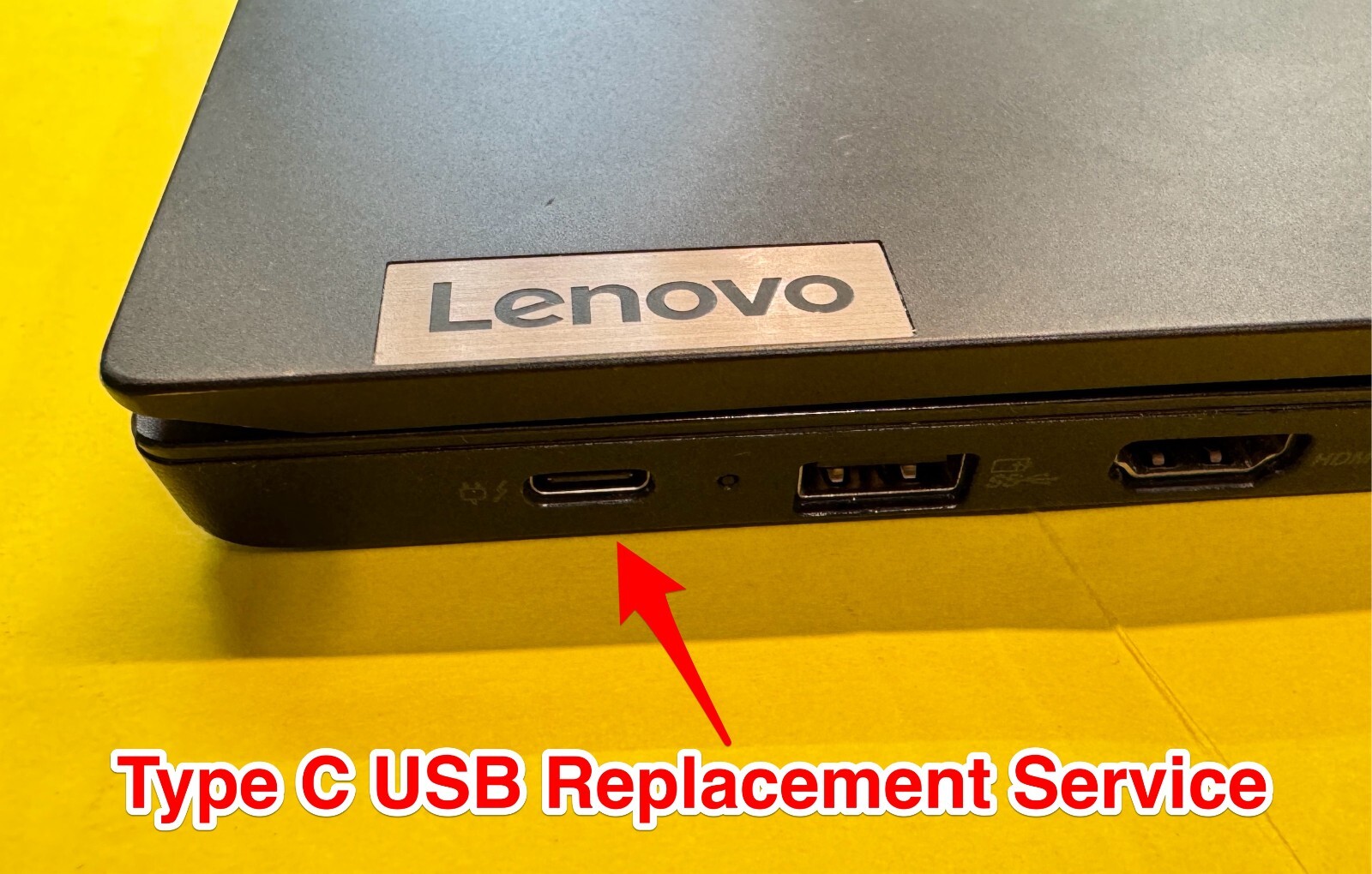 REPAIR SERVICE for Lenovo Thinkpad E14 E15 Type-C USB Charging Port Replacement