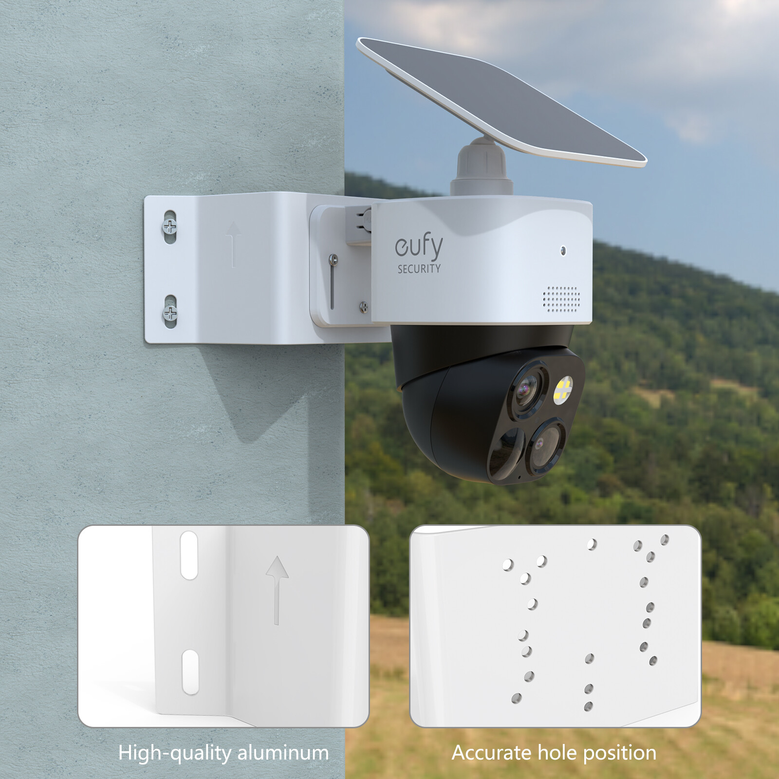 90° Corner bracket for eufy Security SoloCam (S340, E30,S330,E330)