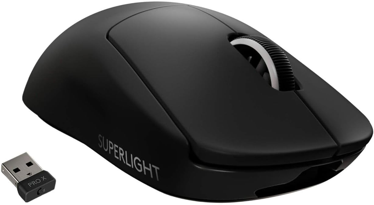 PRO X SUPERLIGHT Wireless Gaming Mouse-BLACK-2.4GHZ-#215 996-000399