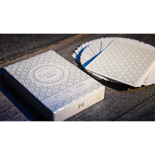 BRAND NEW PLAYING CARDS -  At the Table Playing Cards (green)