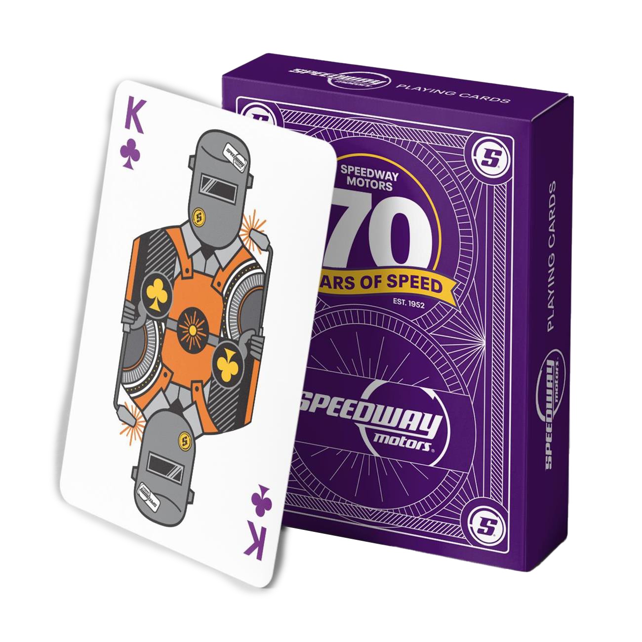 Speedway Motors 70th Anniversary Limited Edition Playing Cards, Casino Quality