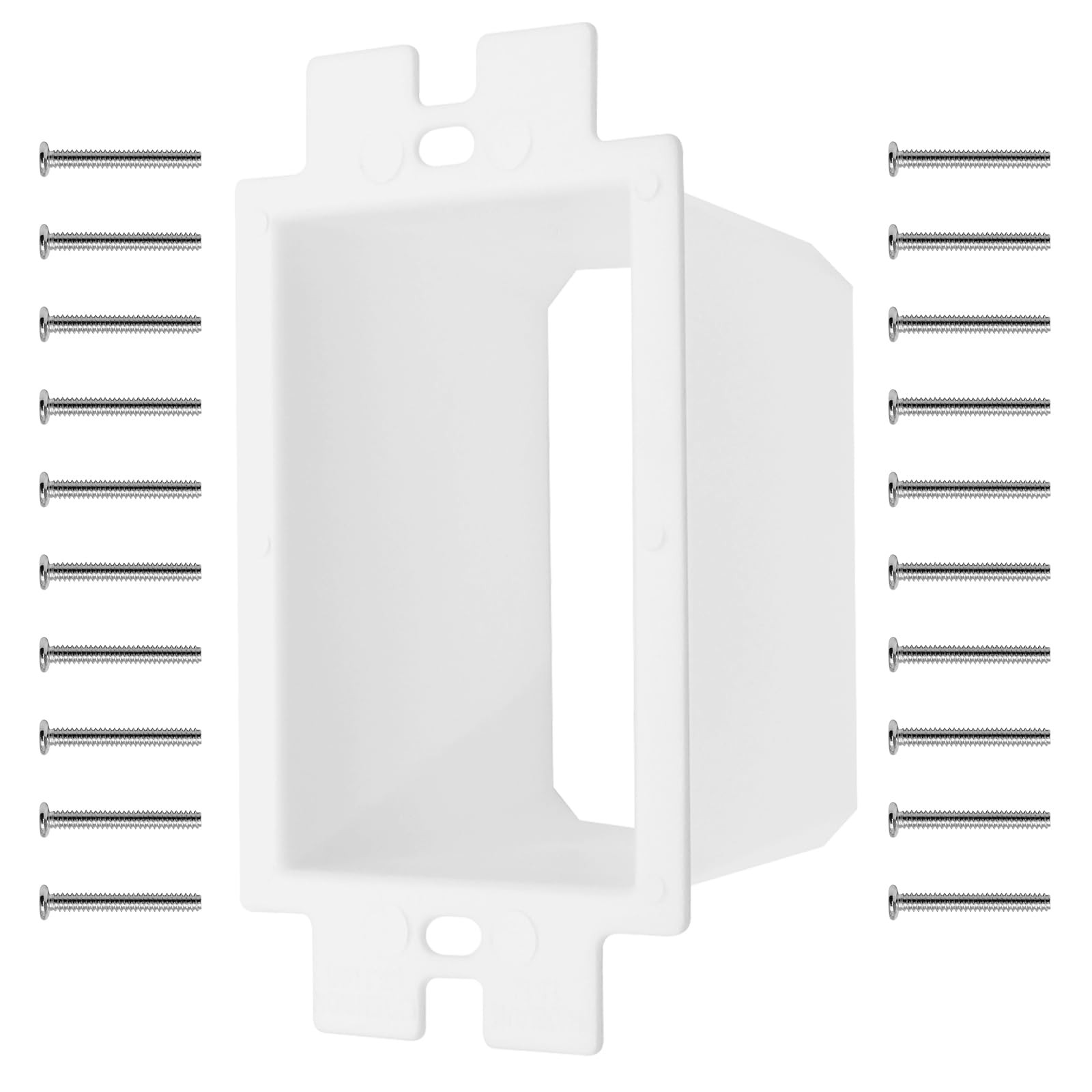 10PCS BE1-2 Electrical Outlet Box Extenders 1-Gang Single Gang Box Extender P...
