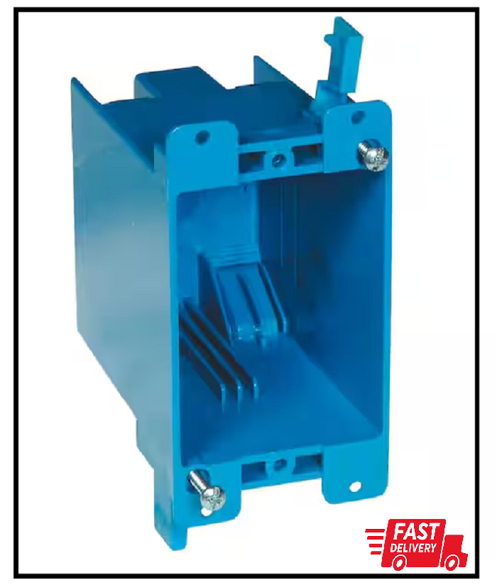 1-Gang 20 cu. in. PVC Old Work Electrical Switch and Outlet Box