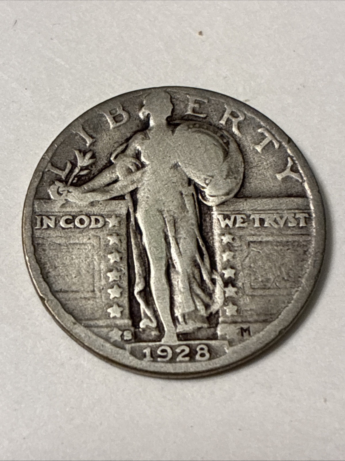 1928 Standing Liberty Quarter-90% Silver/10% Copper Early American