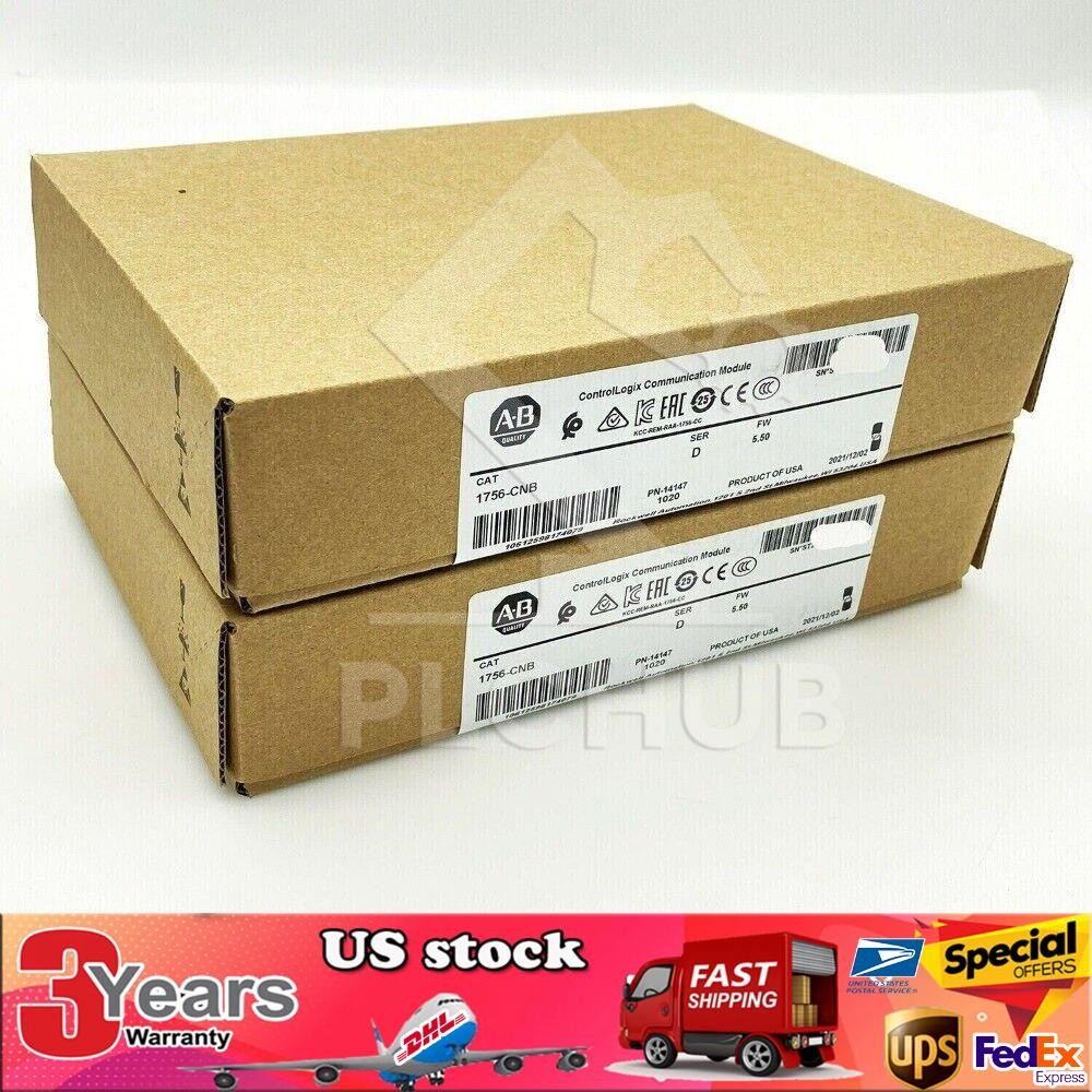 1 PC New Sealed AB 1756-CNB SER D ControlLogix ControlNet Bridge 1756CNB USA