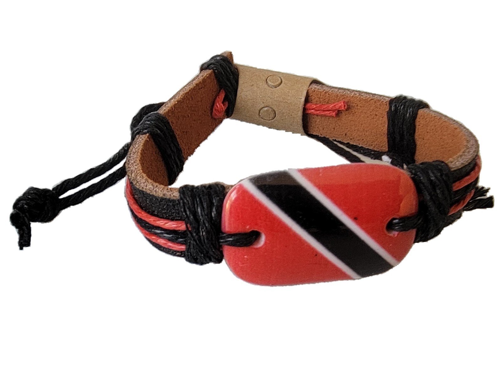 2pcs. Bandanas Trinidad Tobago Bandana Head Scarf Handkerchief W/ Flag Bracelet