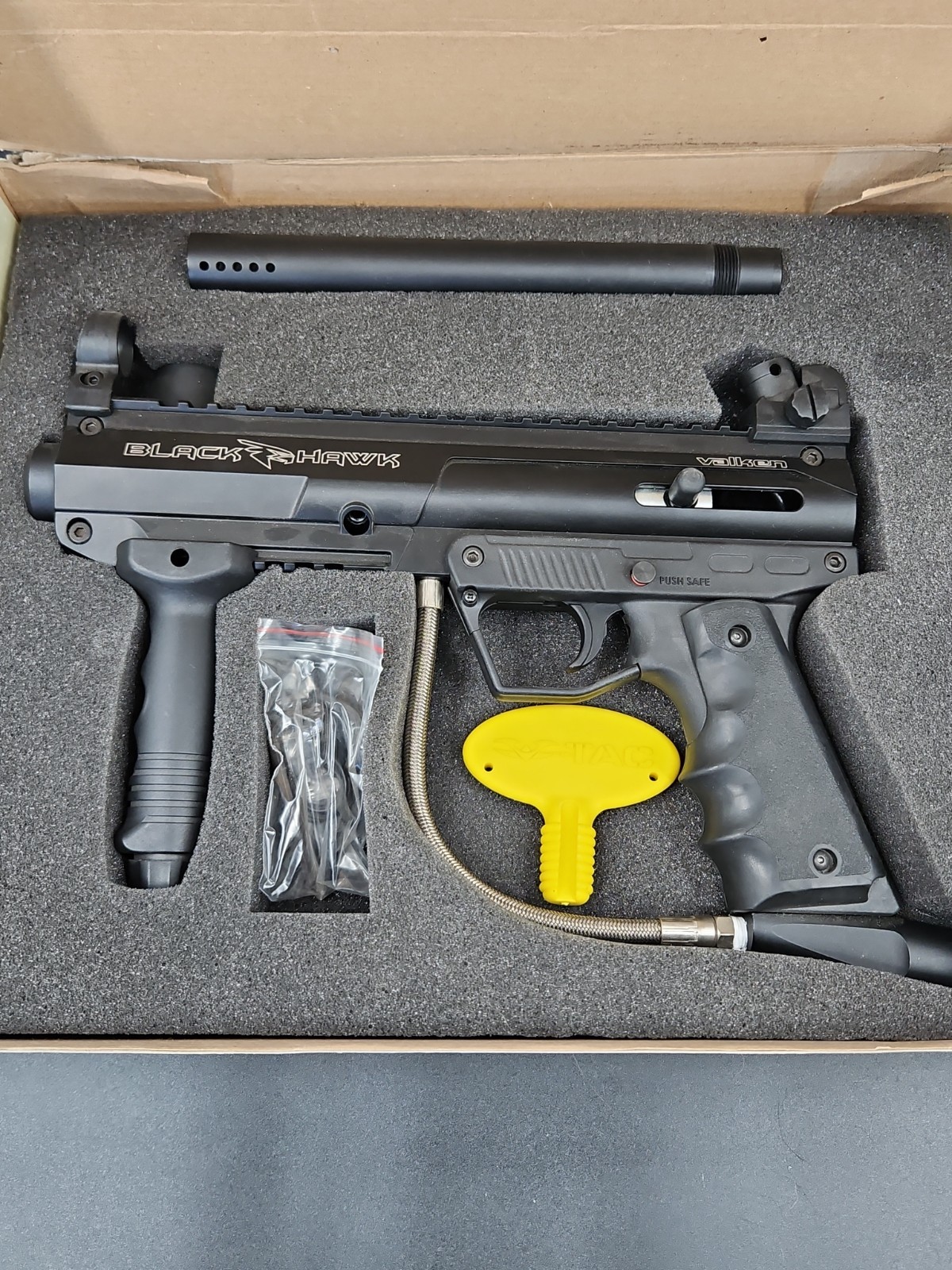 Valken SW-1 Blackhawk Tactical Paintball Marker New - Open Box