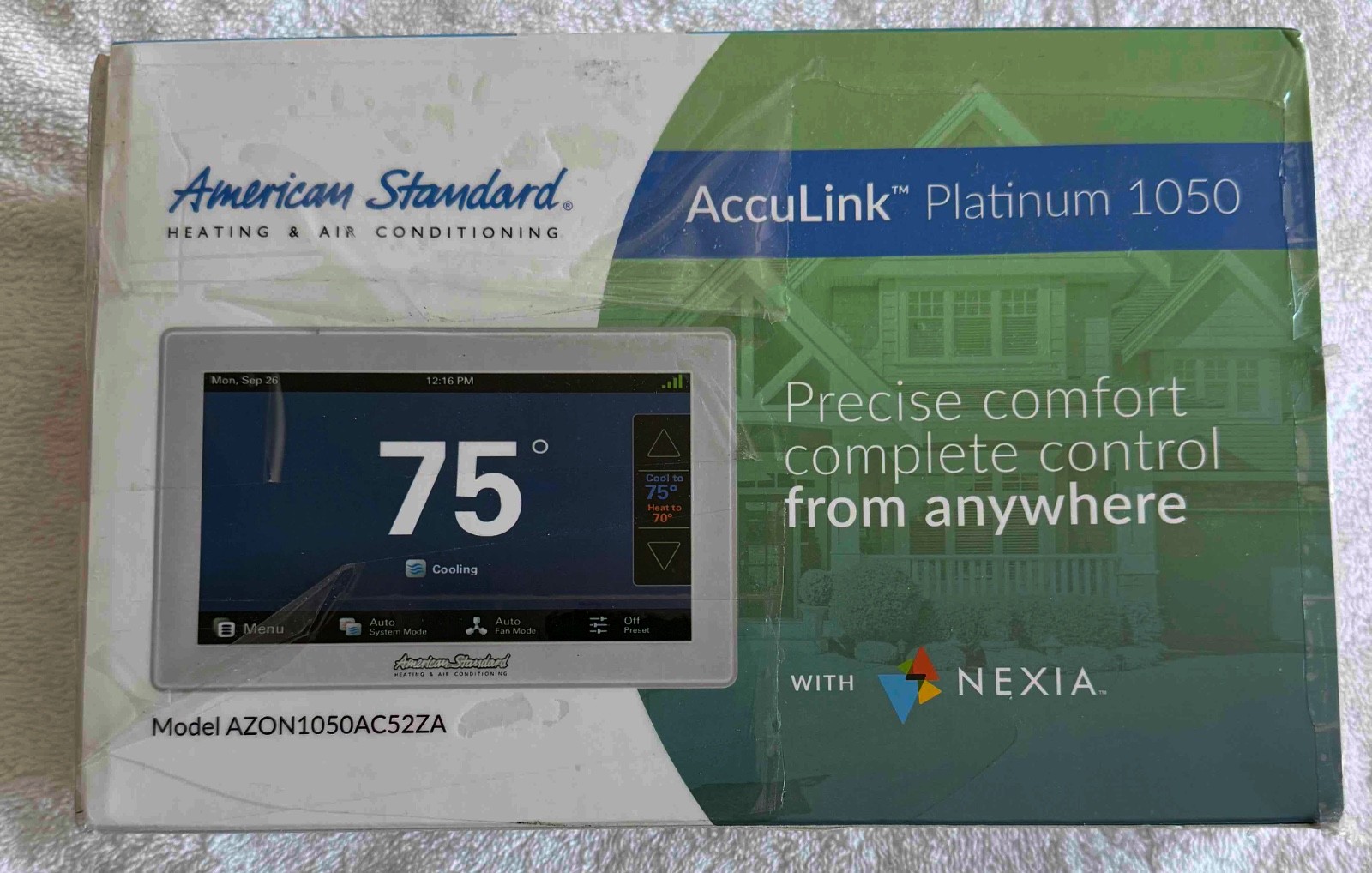 AMERICAN STANDARD AccuLink Platinum 1050 XL1050 COMFORT CONTROL (New - Open Box)