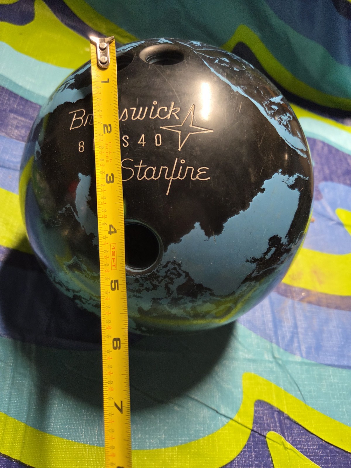 Brunswick Starfire K.d.r. 15lb Bowling Ball. See Pics