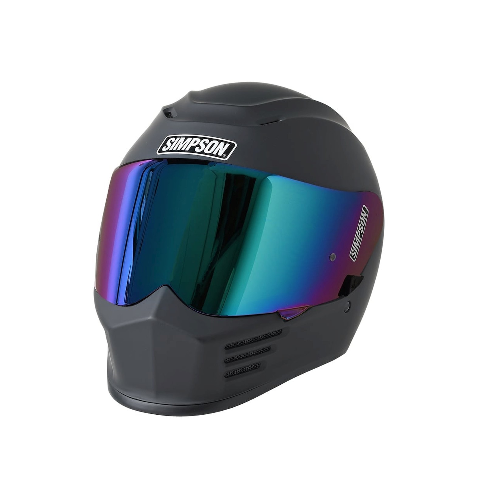 Simpson Motorcycle SPBXS3 Speed Bandit Helmet Adult XS Matte Black
