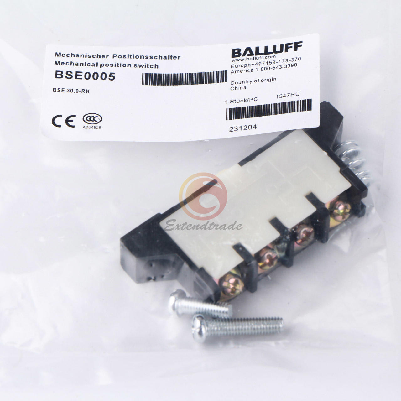 ONE for BALLUFF BSE 30.0 RK MECHANICAL SWITCH ELEMENT BSE0005 New