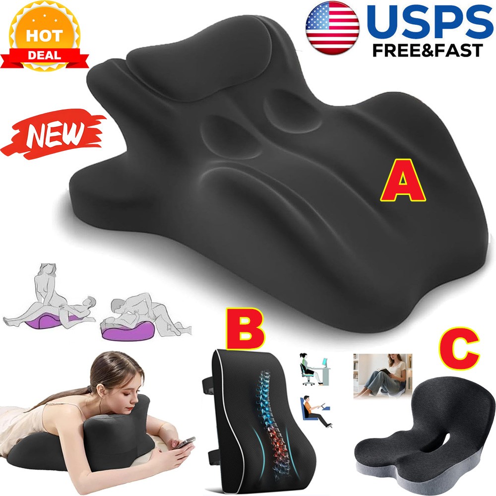 Sweet Spot Couple Pillow Couple Pillow Hip Pad Wedge Pillow Memory Foam 27°Angle