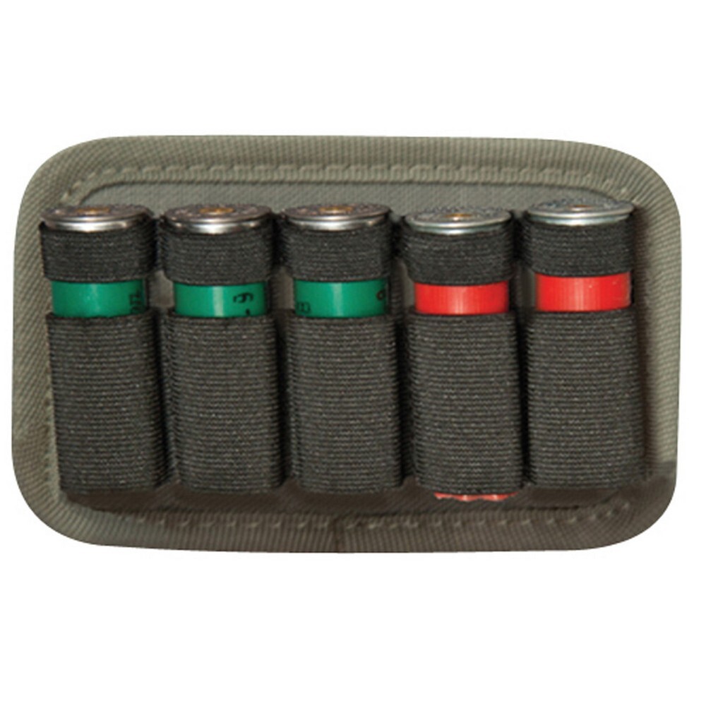 G. Outdoors Hook/Loop 12 Gauge Shotgun Shell Holder, 5 Capacity - GPS207SH5