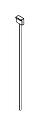 Kohler Replacement Lift Rod Assembly, K-1120109-CP, Polished Chrome