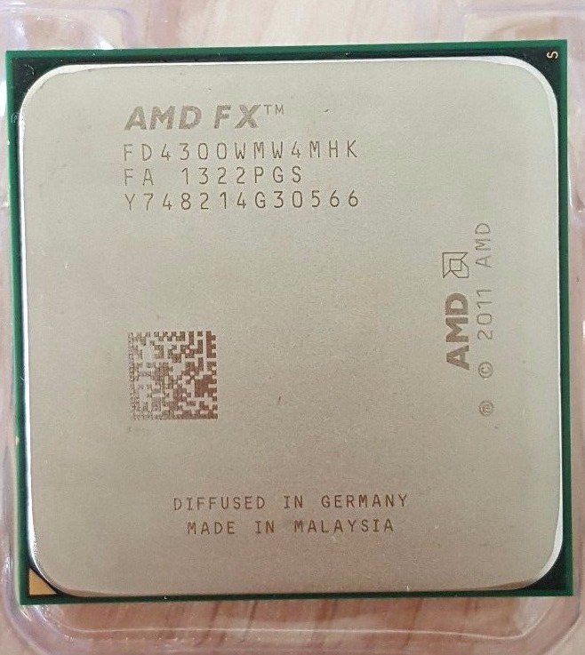 AMD FX-4300 3.8GHz 4CORE 4MB 95W Socket AM3+ CPU Processor