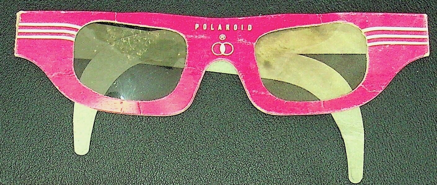 TWO POLAROID 3D GLASSES - E16-F
