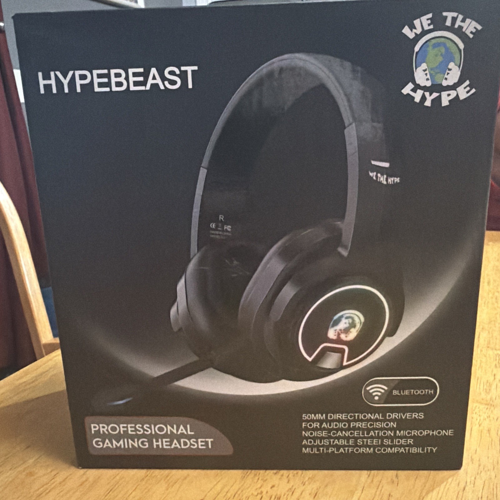 Hypebeast Professional Gaming Headset With Bluetooth & Noise Cancellation