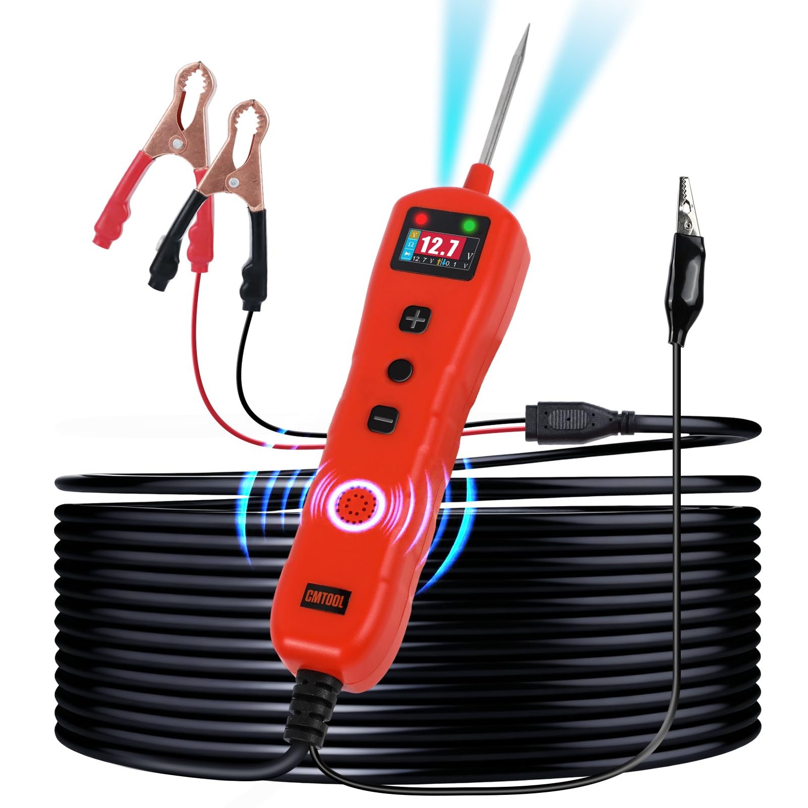 CMTOOL Power Circuit Probe Tester, 9-30V Test Light Automotive, Car Orange