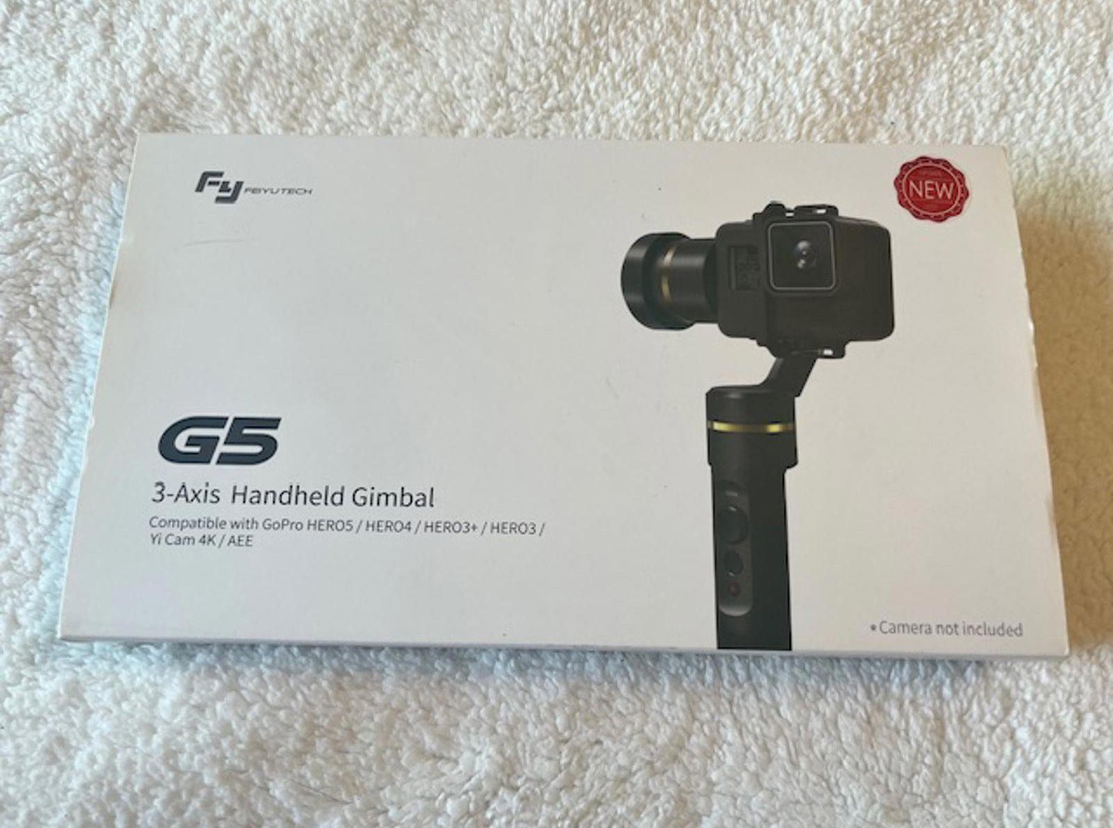 FeiyuTech G5 3-Axis Handheld Gimbal for GoPro HERO and Yi Cam Plus Extra Battery