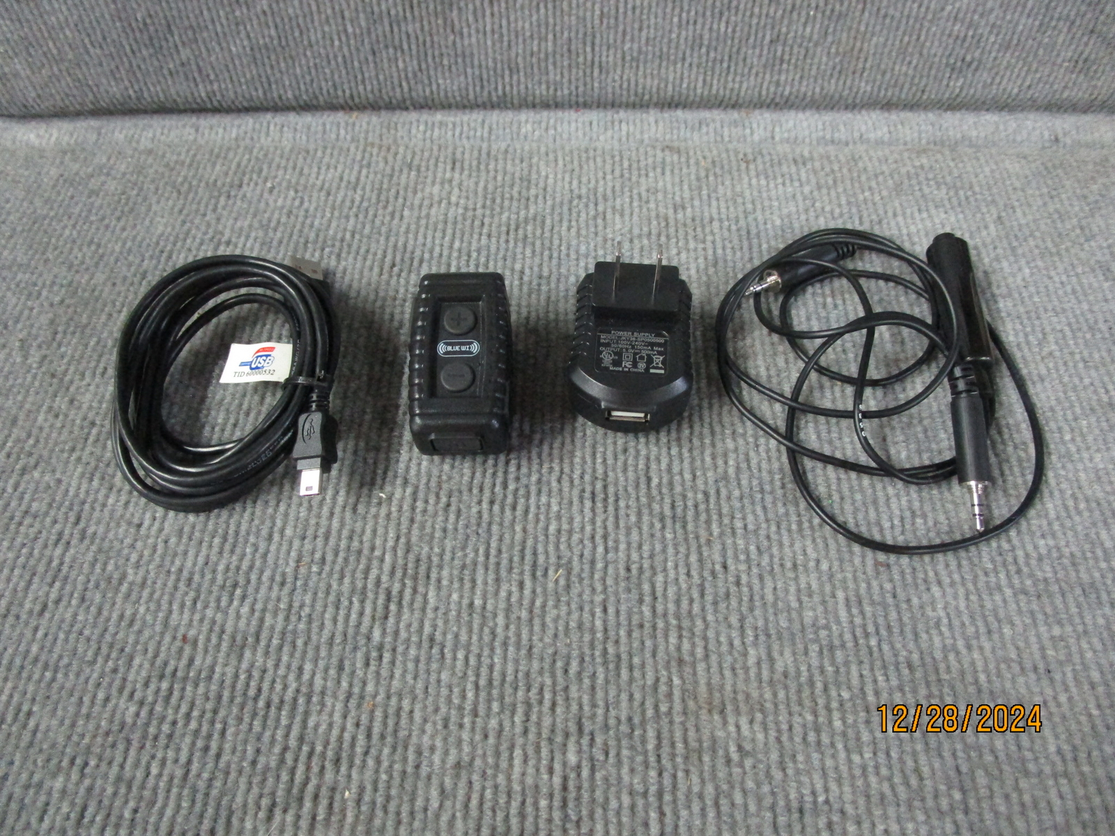 Blue-WI Nighthawk Tactical Bluetooth Mic Needs Battery