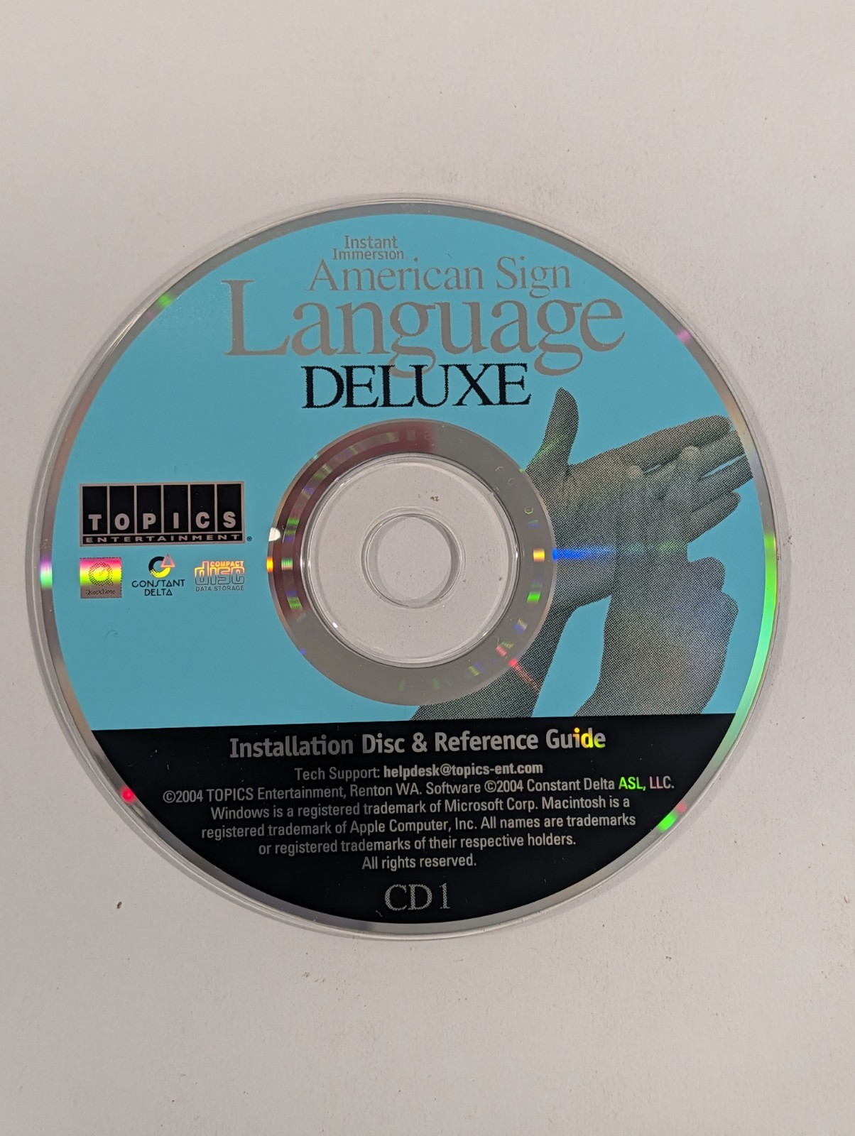 2 American Sign Language Deluxe PC CD-ROMs | Instant Immersion