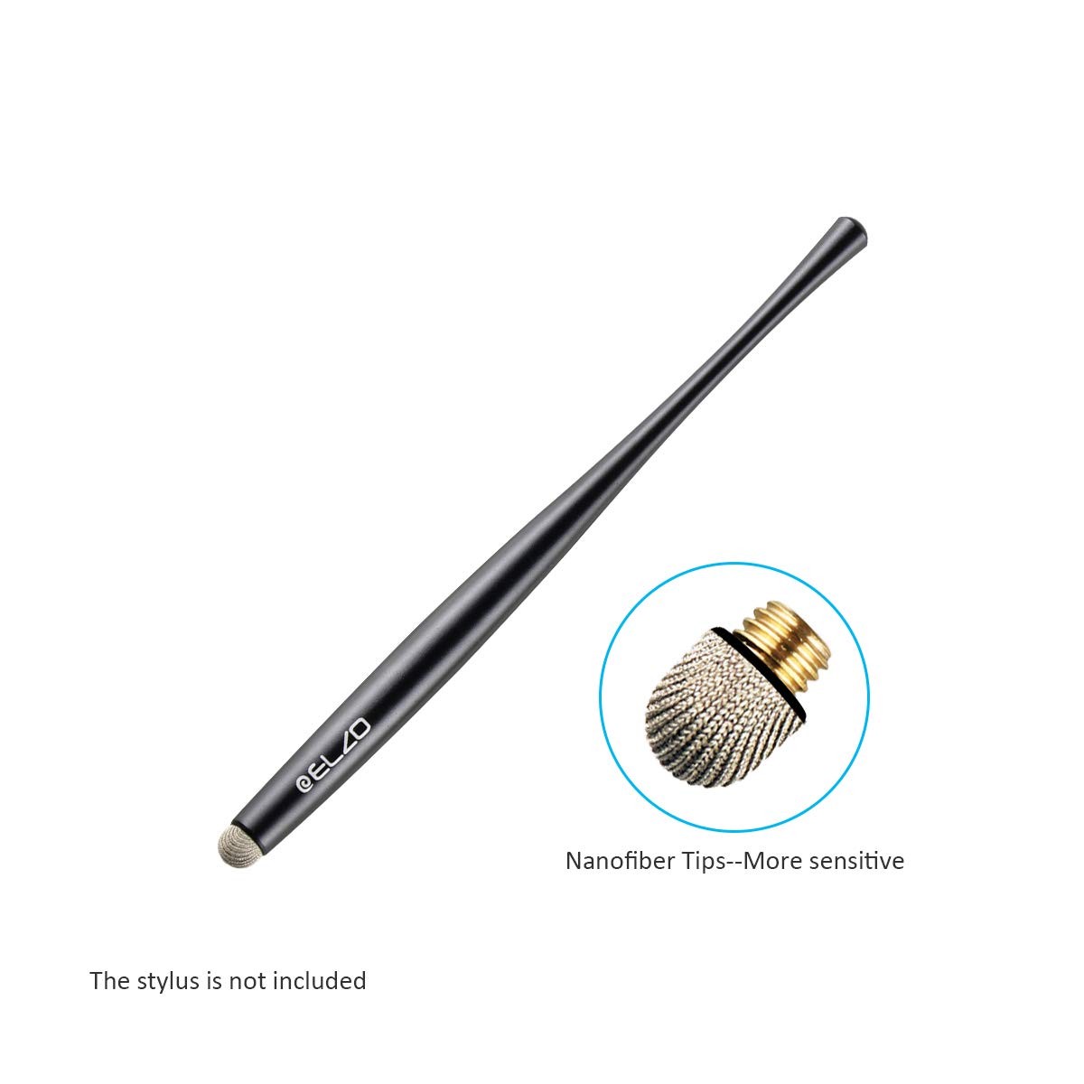 Replacement Fiber Tips, Pack of 10 Stylus Replaceable Mesh Tips with Nanofibe...