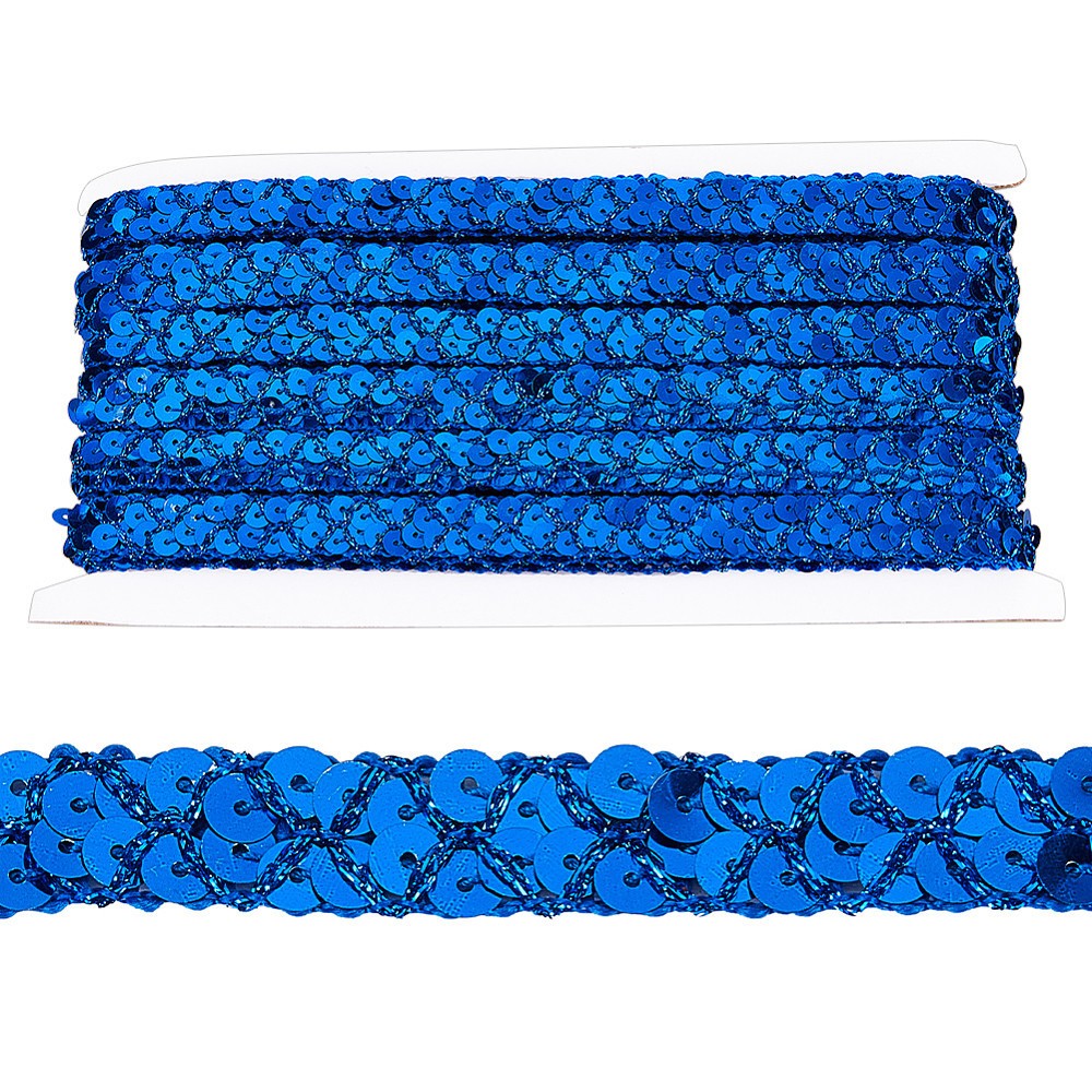 1card 13M Polyester Paillette Elastic Beads Sequins Beads Ornament Accessories