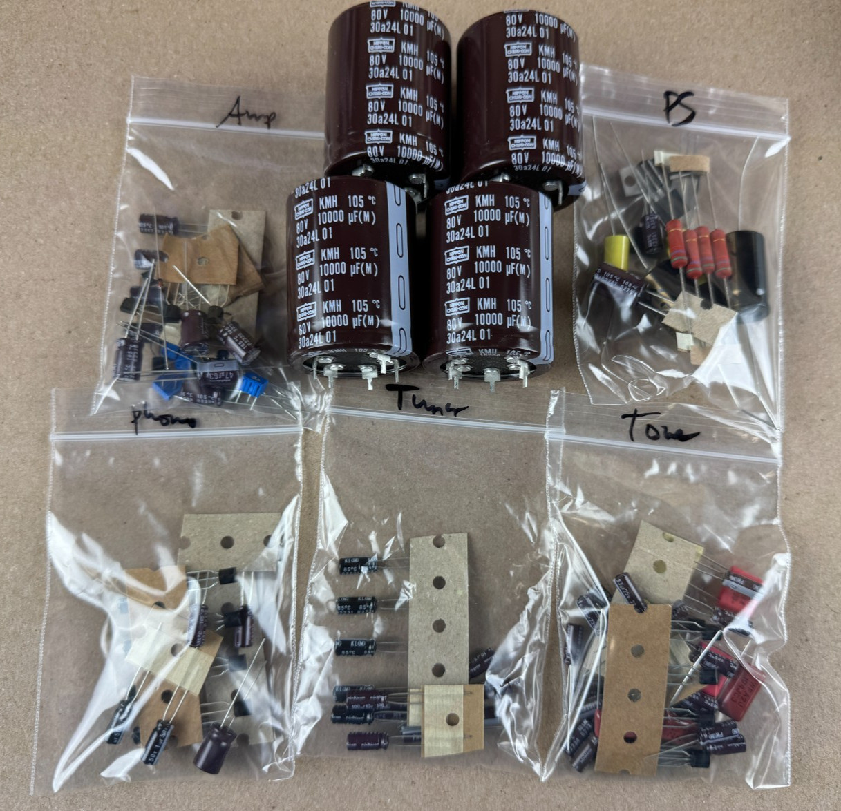 Harman-Kardon 930 COMPLETE Rebuild Repair Kit High-Quality Receiver Recap HK930